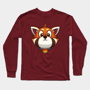 Cute Red Panda Cartoon Long Sleeve T-Shirt